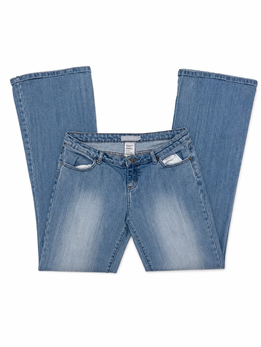 Garage Light Blue Flare Jeans for Women - Picture 1 of 3